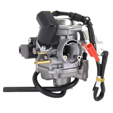 CARBURATEUR SCOOT TYPE DELLORTO TK SVB 18 J ADAPTABLE PEUGEOT 4T/SYM 4T (GY6)  -QUALITE PREMIUM-