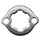 PLAQUETTE MAINTIEN DE PIGNON 50 A BOITE ADAPTABLE DERBI 50 SENDA 2006>, GPR 2006>/GILERA 50 SMT 2006>, RCR 2006>/APRILIA 50 RS 2006> (DERBI SENDA EURO 3, 4) (ENTRAXE 25mm, TROU 5mm)  -SELECTION P2R-