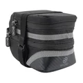 SADDLE BAG FOR BICYCLE - GIST BLACK MAX - VELCRO TAPES