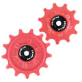 GALET DERAILLEUR GRAVEL/VTT TRIPEAK 11-13 DENTS G5 CERAMIQUE 11V. SHIMANO GRX/XT (GRX810 / 815 / XTM8000) ROUGE (BLISTER DE 2)