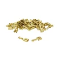 COSSE ELECTRIQUE LAITON NON ISOLEE PLATE FEMELLE 6.3 x 1 RS 7900   (VENDU AU SACHET DE 50 PIECES)  -SELECTION P2R-