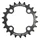PLATEAU VTT 4BRA D.64 POUR SRAM XO+SHIMANO (SAUF XT/XTR) STRONGLIGHT DOUBLE 22DTS INTERIEUR NOIR NON FILETE 10V. - EPAISSEUR 3.5mm