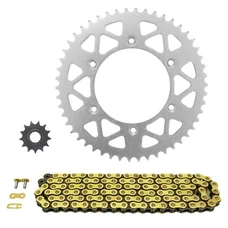 KIT CHAINE ADAPTABLE KTM 125 SX 1999>2019  520  13X50  (DIAM COURONNE ALU 125/150/8.5)  (DEMULTIPLICATION ORIGINE)  -AFAM-
