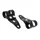 SUPPORT DE PHARE CYCLO ADAPTABLE MBK 51/MOTOBECANE/PEUGEOT 103 NOIR (DIAM 26/28 mm) (PAIRE)  -SELECTION P2R-