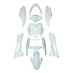 FAIRINGS/BODY PARTS FOR SCOOT  MBK 50 MACH G/YAMAHA 50 JOG RR WHITE GLOSS  (9 PARTS KIT )