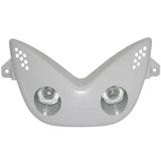 TWIN HEADLIGHTS REPLAY RR FOR MBK 50 NITRO 1997>2012/YAMAHA 50 AEROX 1997>2012 WHITE ** (2xMR16)