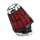 FILTRE A AIR MALOSSI E5 INCLINE 30° POUR PHF 30-36 / PWK NOIR MOUSSE ROUGE D.48mm