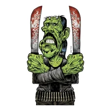 AUTOCOLLANT/STICKER LETHAL THREAT SLICE IT UP (60x80mm)