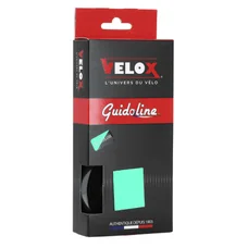 HANDLEBAR TAPE - VELOX MAXI CORK 2 tones BLACK/BIANCHI GREEN