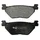 BRAKE PADS NEWFREN FOR YAMAHA 900 TDM 2002>2014 Rear 1300 FJR 2003> Rear 950 XV BOLT 20014>2018 Rear 1700 XV WARRIOR 2003>2004 Rear  (L 100mm - H 39mm - thk 9.5mm)  (FD0345BT)  (TOURING ORGANIC)