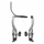 BRAKE CALIPER FOR MTB -FRONT V-BRAKE SHIMANO ALIVIO - SILVER