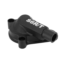 CARTER/COUVERCLE POMPE A EAU 50 A BOITE STAGE 6 POUR DERBI 50 SENDA 2006> EURO 3, 4 ALU CNC NOIR