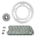 KIT CHAINE ADAPTABLE HONDA 500 CB X 2013>2015, CB X ABS 2013>2018  520  15x41  (DIAM COURONNE 112/138/12.5)  (DEMULTIPLICATION ORIGINE)  -AFAM-