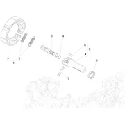 Frein posterieur - Mâchoire