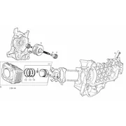 Arbre moteur - Cylindre - Piston