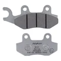 PLAQUETTE DE FREIN NISSIN POUR KYMCO 125 PEOPLE S 2017> AV / PEUGEOT 125 DJANGO 2014> AV, 300 SATELIS 2013> AV / TRIUMPH 900 STREET TWIN 2016> AR  (2P-211NS)
 (SEMI METAL)