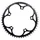 PLATEAU ROUTE 5BRA D.130 MICHE 50DTS EXTERIEUR TYPE SHIMANO NOIR 9/10V.