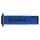REVETEMENT POIGNEE DOMINO MOTO ON ROAD A450 BLEU/NOIR OPEN END 120-125mm (PAIRE)