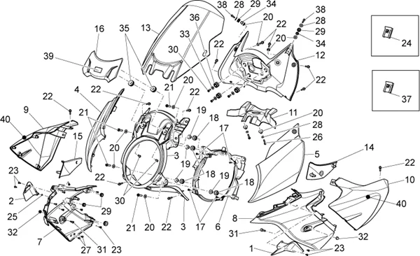 Carrosserie av. - Coupole