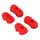SUPPORT/PASSE CABLE TROTTINETTE POUR XIAOMI M365, ESSENTIAL, 1S, PRO, PRO 2, MI 3 SILICONE ROUGE (VENDU PAR 4)  -P2R-