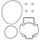 GASKET SET FOR CYLINDER KIT FOR SCOOT DR FOR PIAGGIO 50 NRG 2000>/GILERA 50 RUNNER,DNA 2000>/APRILIA 50 SR L.C. 2003> -