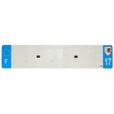 BANDE PLAQUE AUTO 520x110 POUR PVC VIERGE DEP. 17/EURO (VENDU A L'UNITE)