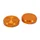 FORK TUBE COVERS FOR KTM 125 DUKE ALU CNC - ORANGE (PAIR)  -AVOC-