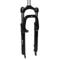 FORK- FOR MTB 26 " ZOOM COIL-ADJUSTABLE/LOCKOUT-BLACK- TRAVEL 60MM THREADLESS STEERER Ø 1''1/8-28,6 OUTER COMPATIBLE V-BRAKE/DISC