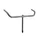 HANDLEBAR- FOR URBAN BIKE- ERGOTEC  HOLLAND WITH QUILL STEM  Ø22 STEEL CHROME W525mm
