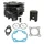 CYLINDRE SCOOT ADAPTABLE CPI 50 POPCORN, OLIVER, ARAGON, HUSSAR/KEEWAY 50 FOCUS, HURRICANE, MATRIX, F-ACT/GENERIC 50 XOR, IDEO (AXE DE PISTON DIAM 12mm) -P2R FONTE AVEC PISTON GRAPHITE