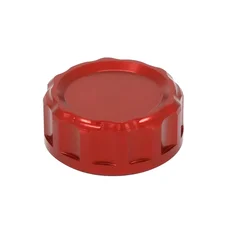 REAR BRAKE FLUID RESERVOIR CAP - FOR YAMAHA 700 MT-07 2014>2016 ALUMINIUM ANODIZED RED  -AVOC-