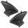 CARENAGE/MARCHE PIED PASSAGER SCOOT ADAPTABLE MBK 50 STUNT/YAMAHA 50 SLIDER NOIR (OEM: 5JH-F171E-00/5JH-F171X-00) (PAIRE)  -P2R-