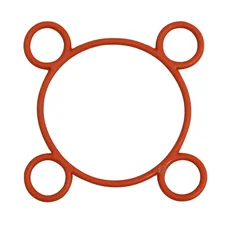 O'RING GASKET FOR CYLINDER HEAD (INNER) "PIAGGIO GENUINE PART" APRILIA 50 GULLIVER, RALLY, SONIC LIQUIDE  -AP8206588-