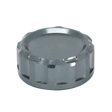 REAR BRAKE FLUID RESERVOIR CAP - FOR YAMAHA 700 MT-07 2014>2016 ALUMINIUM ANODIZED TITANIUM  -AVOC-