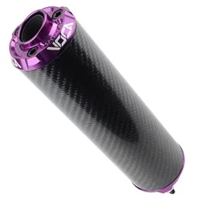 SILENCIEUX 50 A BOITE VOCA EVO BESTIA RD30400 CARBONE EMBOUT ANODISE VIOLET POUR ROOKIE, CHROMED, SCR, MK, BARIKIT