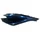 REAR COWL -RIGHT- "PIAGGIO GENUINE PART" 125-350-500 X10 BLUE 222/A  -67345600DE-
