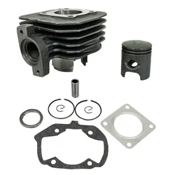 CYLINDRE SCOOT ADAPTABLE PEUGEOT 50 LUDIX ONE-TREND-SNAKE-CLASSIC, VIVACITY 2T 2008>, KISBEE 2T 2013>, CITYSTAR  -P2R FONTE AVEC PISTON GRAPHITE-