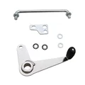 PEDALE LANCEUR/CIRETTE CYCLO POUR PEUGEOT 103 MVL-SP/MBK 51 ACIER CHROME  -SELECTION P2R-