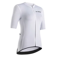 MAILLOT GIST LADY / FEMME MANCHES COURTES SUPREMO ZIP TOTAL BLANC XL -5371