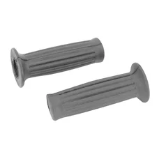 REVETEMENT POIGNEE ADAPTABLE CYCLO PEUGEOT/MBK/MALAGUTI GRIS (DIAM 22/25mm LONG 105mm) (PAIRE)  -SELECTION P2R-