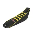 HOUSSE DE SELLE 50 A BOITE KRM PRO RIDE POUR BETA 50 RR 2011>2020 NOIR/JAUNE