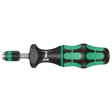 TOURNEVIS PORTE EMBOUT DYNAMOMETRIQUE WERA 7400 1/4 NOIR/VERT (VENDU A L'UNITE)  -MARQUE ALLEMANDE POUR LES ATELIERS-