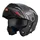 HELMET-FLIP-UP -  MT ATOM SV 2 BAST D5 DUAL SCREEN- BLACK/MATT GREY    XS (ECE 22.06)
