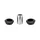 SILENTBLOC D'AMORTISSEUR CYCLO PEUGEOT 103 MVL/MBK 51 DIAMETRE INTERNE 8 mm -SELECTION P2R-