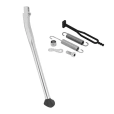 BEQUILLE MOTO OFF ROAD LATERALE ADAPTABLE KTM 125 EXC 1998>2002, 250 EXC-F 2007, 450 EXC 2003>2007, 525 XC 2006>2007 ALU ARGENT  -BUZZETTI-