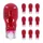 LIGHT BULB 12V 10W STANDART T13 FOOT W1,2x9,5D WEDGE RED (DASHBOARD LIGHT) (SOLD PER 10)  -SELECTION P2R-