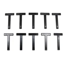 LETTRE PLAQUE TIFLEX  MOTO/SCOOTER 45mm  T  (VENDU PAR 10)