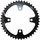 PLATEAU VAE/E-BIKE 4BRA D.104 POUR YAMAHA MICHE 44DTS EXTERIEUR TRIPLE/DOUBLE NOIR
