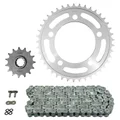 KIT CHAINE ADAPTABLE HONDA 500 CB F ABS 2013>2021  520  15x41  (DIAM COURONNE 112/138/12.5)  (DEMULTIPLICATION ORIGINE)  -AFAM-
