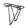 PORTE BAGAGE VELO ARRIERE A TRINGLES RACKTIME ECO NOIR 28" COMPATIBLE SYSTEME RACKTIME -poids maxi 25kgs- AVEC PINCE RESSORT